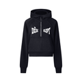 Cropped Half-Zip Hoodie