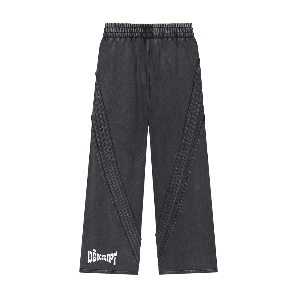 De'Kript - "The DaVinci Code" - Tape Raw Edge Sweatpants