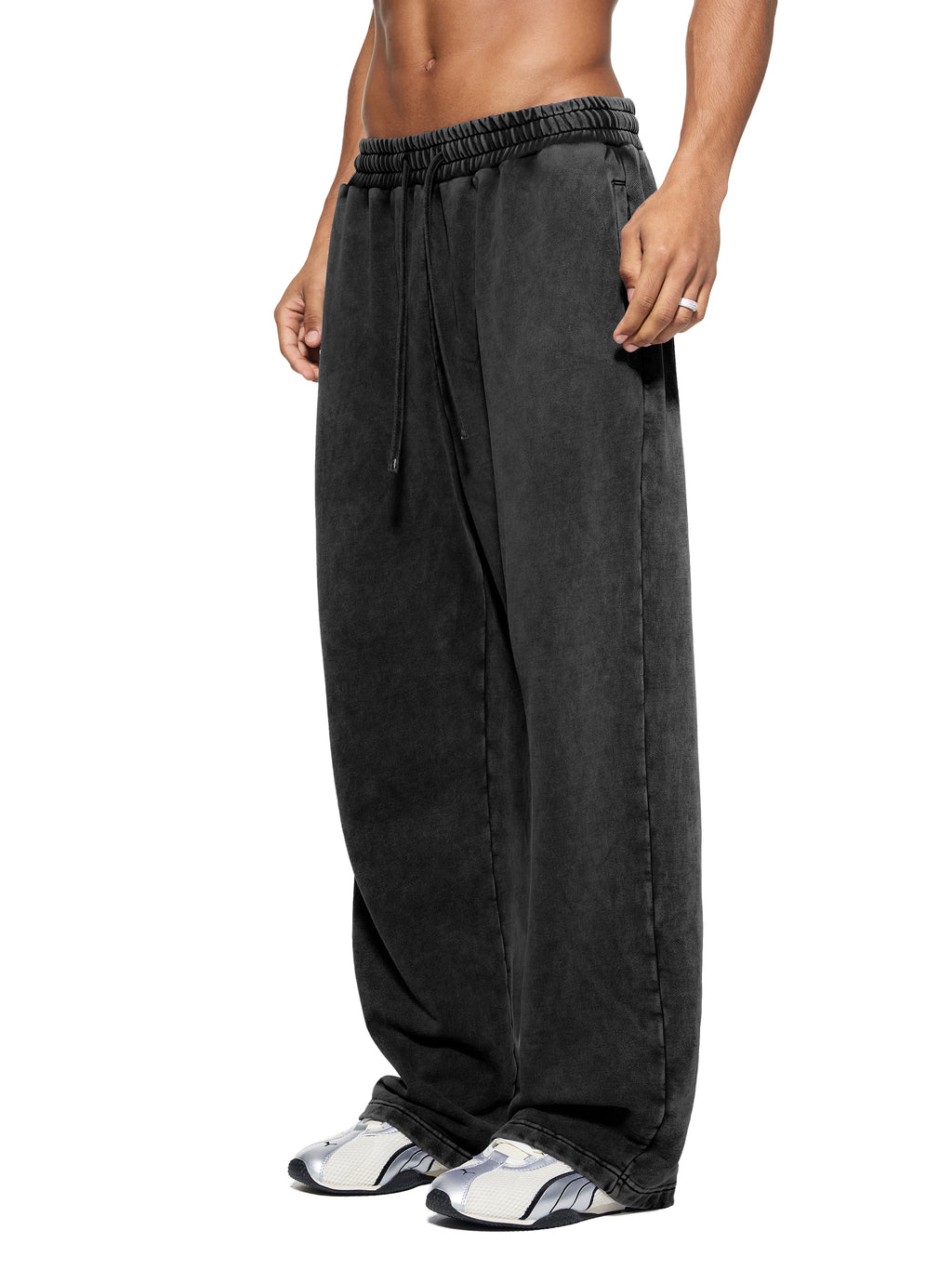 "In Association with Most High" Snow Wash Heavyweight Sweatpants