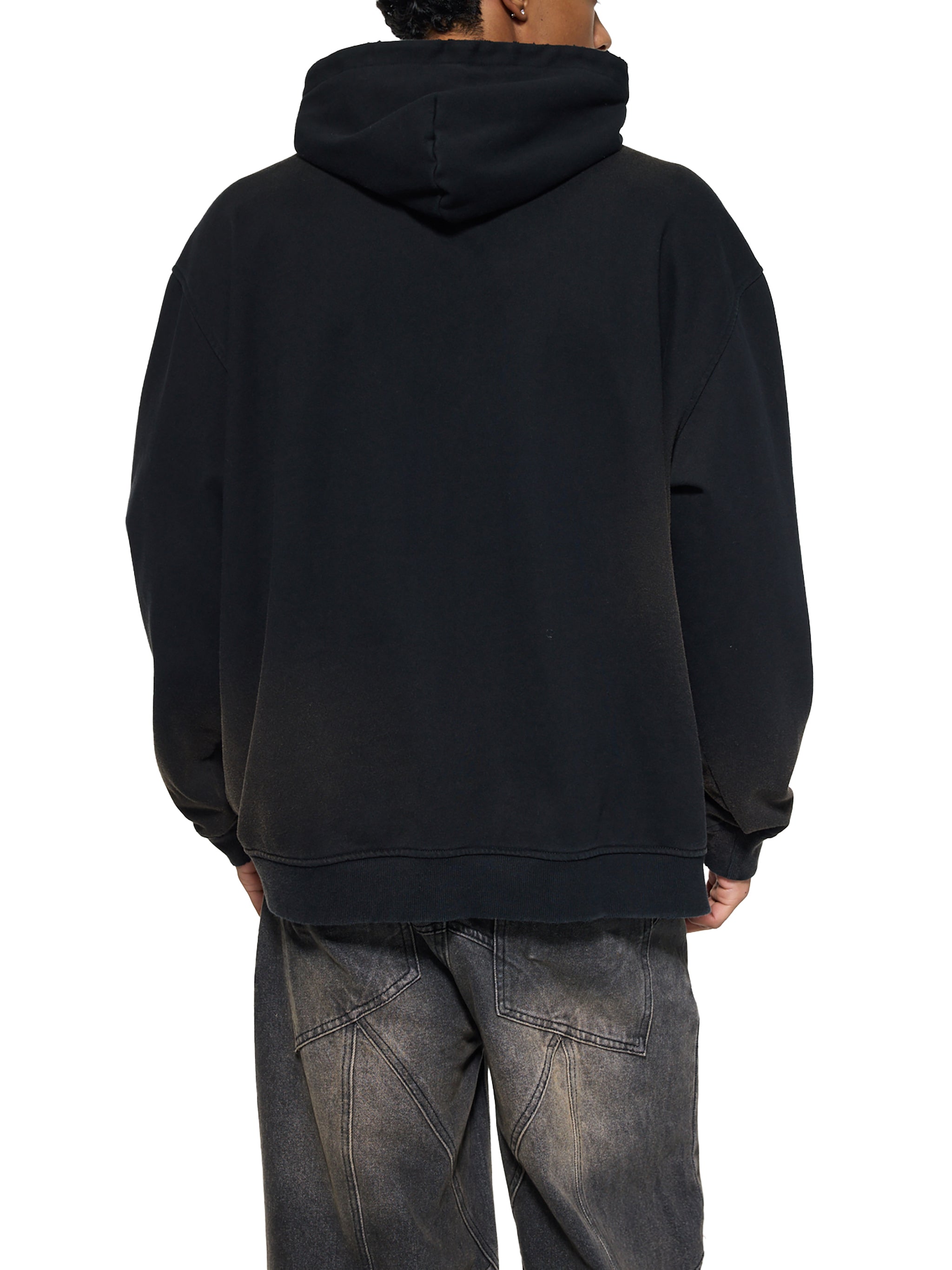 "In Association with Most High" - Distressed Hoodie